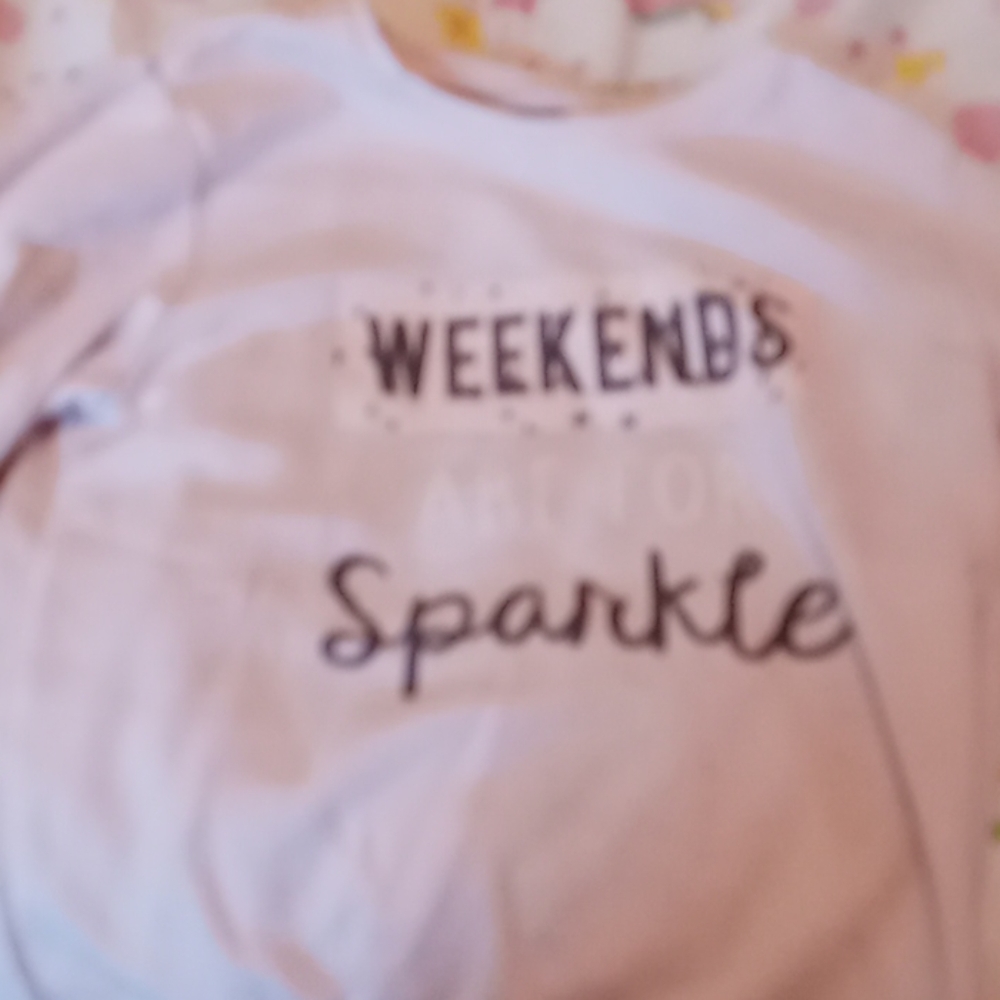 Weekends are for sparkle sweatshirt